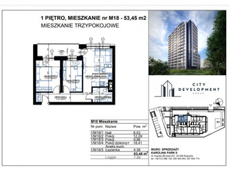 Mieszkanie Rzeszów Na sprzedaż 475 705 PLN 53 m2 