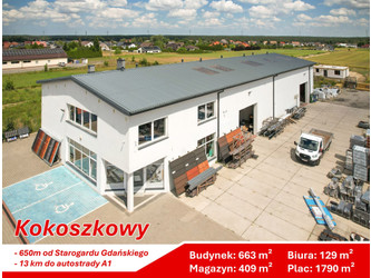 Lokal pomorskie
starogardzki
Starogard Gdański
Kokoszkowy Na sprzedaż 3 866 000 PLN 663 m2 