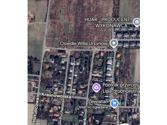 Działka mazowieckie
Warszawa
Ursynów Na sprzedaż 980 000 PLN 728 m2 