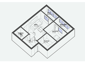 Mieszkanie mazowieckie
Warszawa
Białołęka Na sprzedaż 429 000 PLN 43,57 m2 