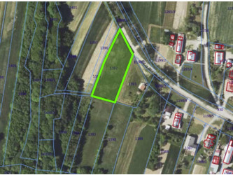Działka podkarpackie
krośnieński
Chorkówka
Kobylany Na sprzedaż 170 000 PLN 2700 m2 