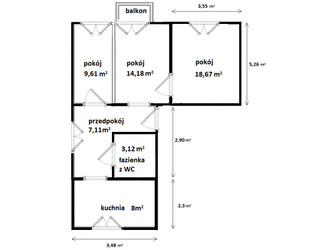 Mieszkanie lubelskie
Chełm
Os. Dyrekcja (Stara Dyrekcja) Na sprzedaż 275 000 PLN 60 m2 