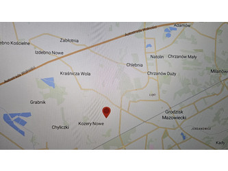 Działka mazowieckie
grodziski
Grodzisk Mazowiecki
Kozery Na sprzedaż 520 000 PLN 4500 m2 