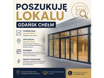 Lokal pomorskie
Gdańsk
Chełm Do wynajęcia 15 000 PLN 300 m2 