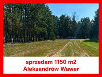 Działka mazowieckie
Warszawa
Wawer Na sprzedaż 890 000 PLN 1150 m2 